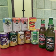数種類の台湾ビール