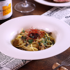 3種きのこのペペロンチーノ