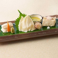 湯葉のお造り三種
