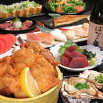 男性も女性も大満足の食べ放題＆飲み放題メニュー！お刺身、サラダに寿司おつまみやお酒も豊富◎