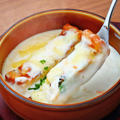 ホワイトソースに溺れたキッシュ