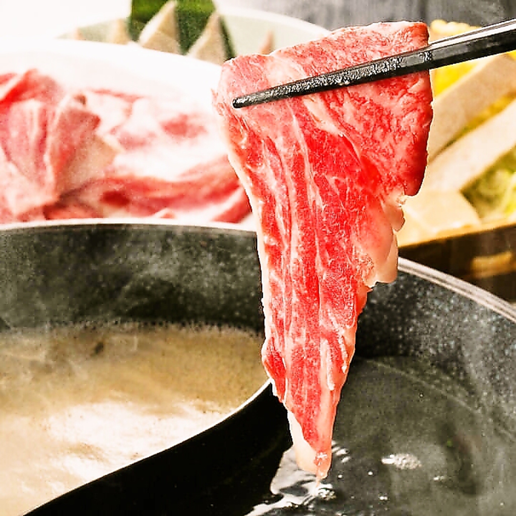 ◆忘年会応援プラン◆究極の5種しゃぶしゃぶフルコースがなんとっ！！【3800円】→【1900円】