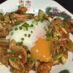 温玉豚キムチ炒め