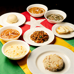 西アフリカ料理を満喫できるコースもございます!