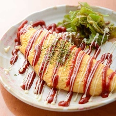 チーズ明太子オムレツ