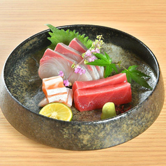 お造り三種盛り合わせ