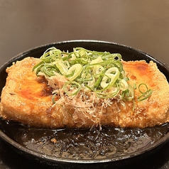 厚揚げの鉄板焼