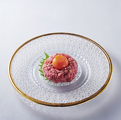 とろける炙りユッケ