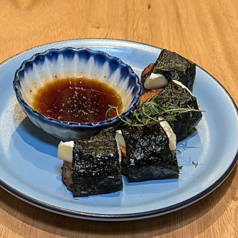 長芋とカマンベールチーズの磯辺焼き　