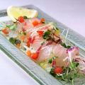 料理メニュー写真 愛媛県産真鯛のカルパッチョ