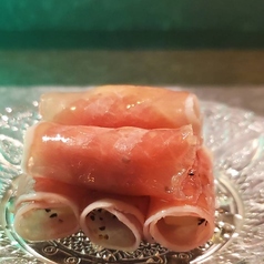 生ハムとクリームチーズとハニー