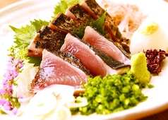 厳選和食料理★土佐わら焼きかつおの写真