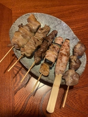 鶏豚串焼きコース（6本）