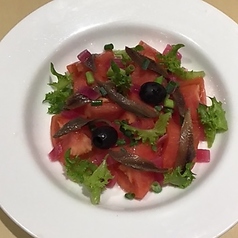 トマト・アンチョビのサラダ