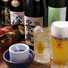 海鮮にピッタリの日本酒を豊富にご用意