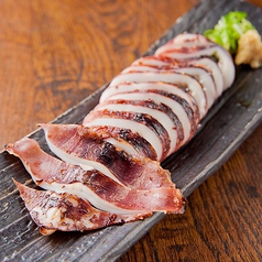 丸ごと一匹イカの炙り焼き