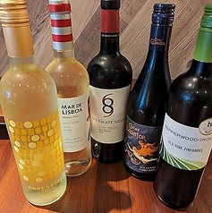 厳選のカリフォルニア産ワインの写真