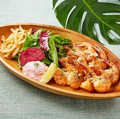 ガーリックシュリンププレート