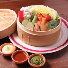 季節を感じる蒸籠蒸し野菜