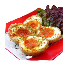 半熟卵の唐揚げ