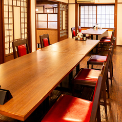 宴会にもピッタリのひろびろとしたお席をご用意♪