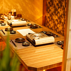 様々なシチュエーションに対応可能な雰囲気自慢の個室空間♪大門での女子会や誕生日会など各種宴会に最適の個室空間となっております♪