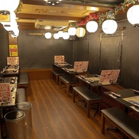 明るい雰囲気の店内♪