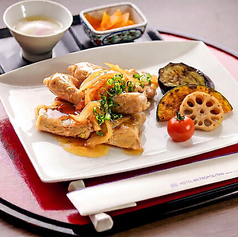 上州麦豚の南蛮焼き 焼き野菜添え