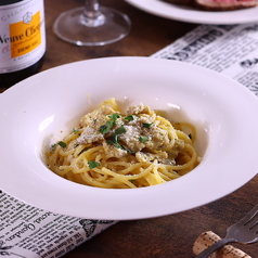 自家製パンチェッタのカルボナーラ