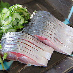 〆鯖炙り焼き