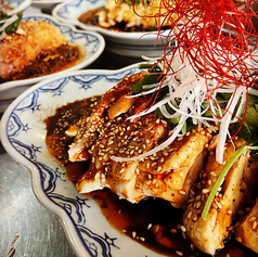 四川風よだれ蒸し鶏