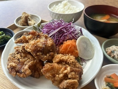 塩麹の唐揚げ定食
