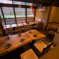 温かい雰囲気の空間は、幅広いシーンに最適◎