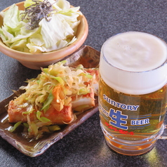 リーズナブルにも楽しんで頂きたい「ちょい飲みセット」
