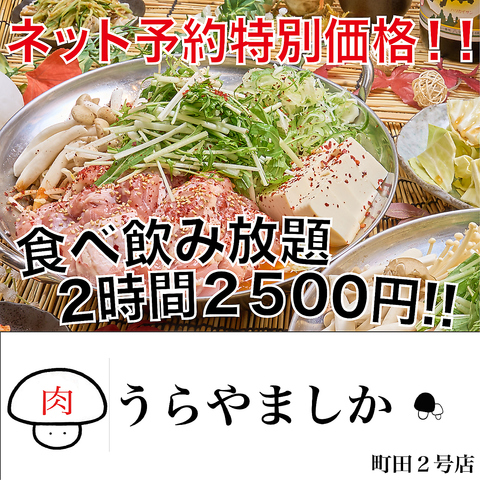 【4月1日グランドオープン！！】自慢の食べ飲み放題とジビエ＆キノコを当店で♪