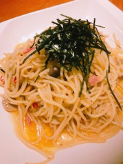 ベーコンとキノコの和風醤油パスタ