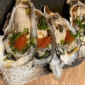 料理メニュー写真 上は北海道、下は九州、全国のその時その時の一番おいしい牡蠣を毎日仕入れ。