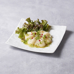 帆立のカルパッチョ レモン仕立て