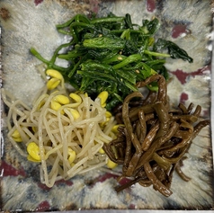 自家製ナムル3種盛り