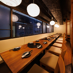 扉付個室 3H飲放 マグロ料理と大山地鶏 晴々~ハレバレ~南越谷店の雰囲気3