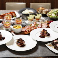 一流のシェフ達による圧巻のお料理の数々