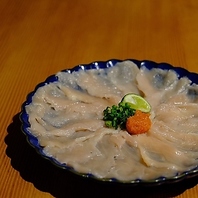 絶品「炙りミノてっさ」