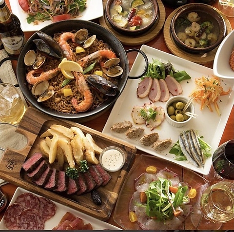 ★おしゃれな開放的空間でスペイン料理を★