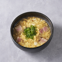 ベーコンと濃厚卵のかきたまスープ