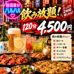 韓国屋台 ハルハルのコース写真