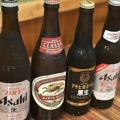 瓶ビール各種そろえております！