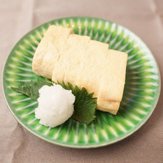 薩摩赤鶏玉子の出し巻き