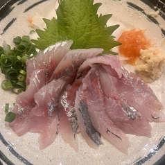 地あじのお造り