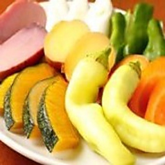 農直有機野菜を贅沢に使った焼き野菜盛り合わせ 