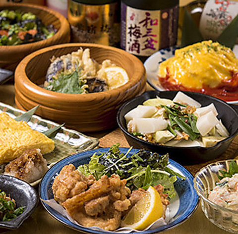 絶品おつまみや、地場のお野菜、 天ぷらや広島の郷土料理をお楽しみ下さい。